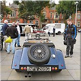 SJ9494 : NG sports car on Hyde Civic Square by Gerald England