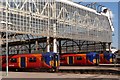 Stationary trains, Waterloo Station