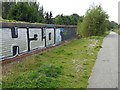SE1826 : Graffiti on Sustrans route 66 by Steve  Fareham