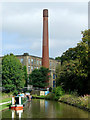 Canal and Clarence Mill at Bollington, Cheshire