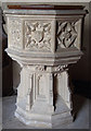 All Saints, Sharrington - Font