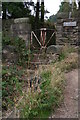 Old turnstile next to the Torside Reservoir Dam