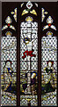 TG3225 : St Nicholas, Dilham - Stained glass window by John Salmon