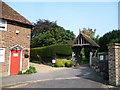 The approach to the church of St Peter and St Paul, Shoreham