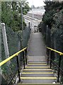 Steps beside Stanmore Underground Station