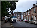 Grabber lorry in Steeple Row