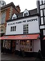 Historic "shoppe" in Nottingham Street