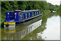 SP1658 : Moored narrowboat north of Wilmcote, Warwickshire by Roger  D Kidd