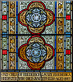 TF0498 : Stained glass window detail, St Mary's church, South Kelsey by J.Hannan-Briggs