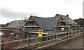 SJ8446 : Under construction: the Cotton Mill, Newcastle-under-Lyme by Jonathan Hutchins