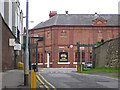 NZ5032 : Hartlepool - Cameron's Lion Brewery - lorry entrance by Dave Bevis