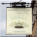 The Crown & Cushion sign