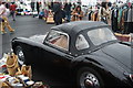 View of an MG MGA from the Classic Car Boot Sale