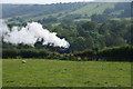 Steam train in Eskdale