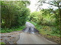 A damp dip on Little Hundridge Lane