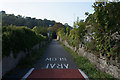 Cycle path up Penrhyn Hill