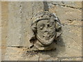 TF0836 : St. Peter ad Vincula, Medieval carving of a lady's head by Bob Harvey