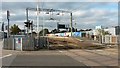 Hythe Station, seen from the level crossing