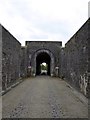 The entrance arch of Crownhill Fort