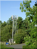 SJ9314 : Communications mast near Penkridge, Staffordshire by Roger  D Kidd