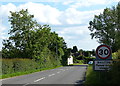 B4065 Leicester Road in Shilton
