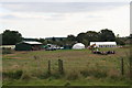 Wedding behind Home Farm, Laxton