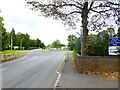 Approaching the roundabout on Ordnance Road