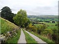 Track leading into the Dove Valley