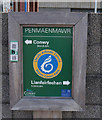 Wales Coast Path Notice at Penmaenmawr