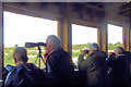 SP9313 : Bird Watching from the Visitor Centre Hide, College Lake by Chris Reynolds