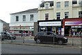 Post office and charity shops, Mutley, Plymouth