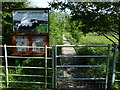 Entrance to Wolvey Wetland Reserve