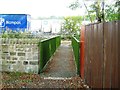 Footbridge over Glossop Brook