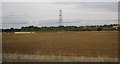 Pylon in a field