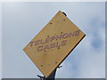 TM4656 : Telephone cable sign by Hamish Griffin