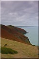 SN5471 : Arfordir Ceredigion ger Llanrhystud / Ceredigion Coast near Llanrhystud by Ian Medcalf