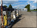 Old petrol pumps along the B4114 Smockington Lane