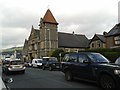 The A40 passing through Crickhowell