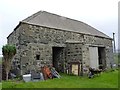 Location of benchmark on outbuildings at Seafield, Bowmore, Islay