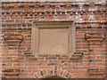 SK7685 : Date stone on The Old Hall by Alan Murray-Rust