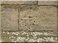 Bench mark and bolt, All Saints Church, Beckingham