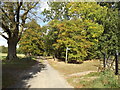 Entrance to Earl Stonham House & footpath