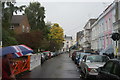 View up Denbigh Terrace from Portobello Road