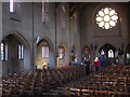 TQ3462 : St John's church, Selsdon: interior looking west by Stephen Craven