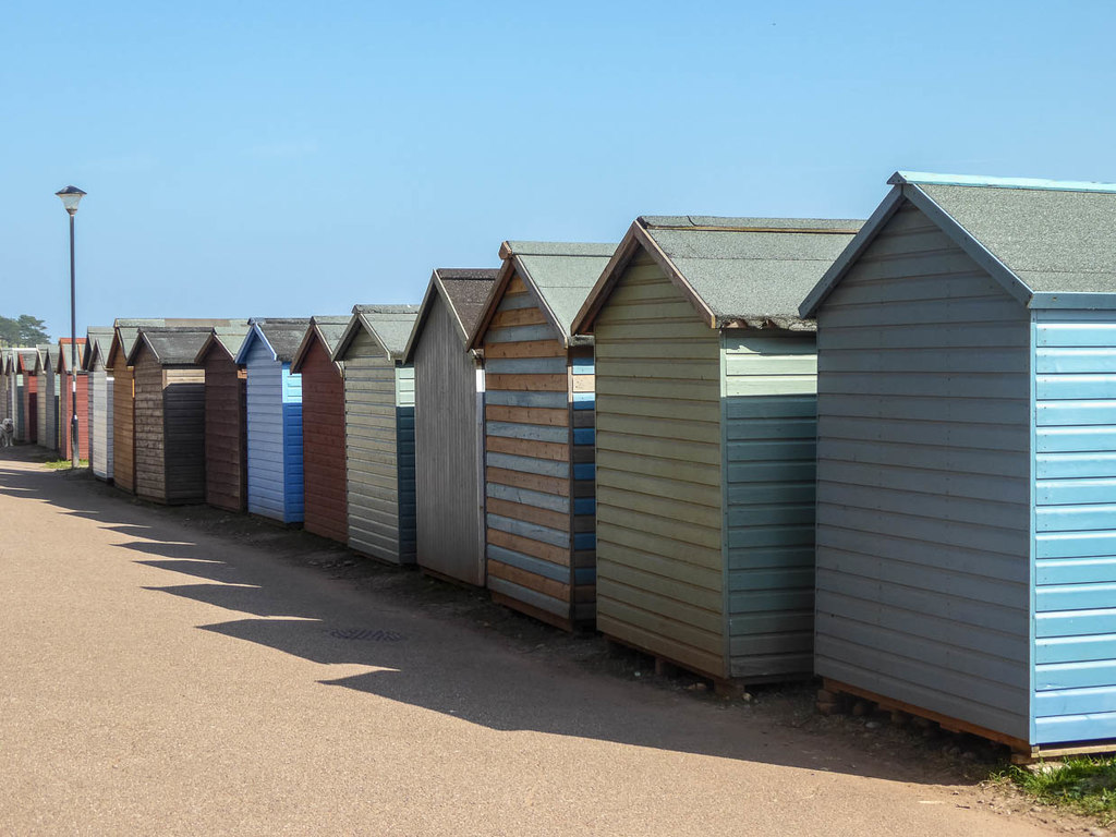 Beach Huts Budleigh Salterton Devon Christine Matthews Geograph Britain And Ireland