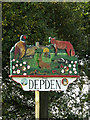 Depden Village sign