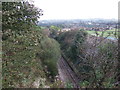 Railway heading south east towards Barnsley