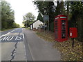 TL7554 : A143 Bury Road & Wickham Street Postbox by Geographer