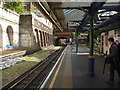 London Cityscape : View Eastwards From South Kensington Station (District And Circle Lines)