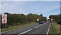 TL3674 : Road over railway cutting, Bluntisham, Hunts by Michael Behrend